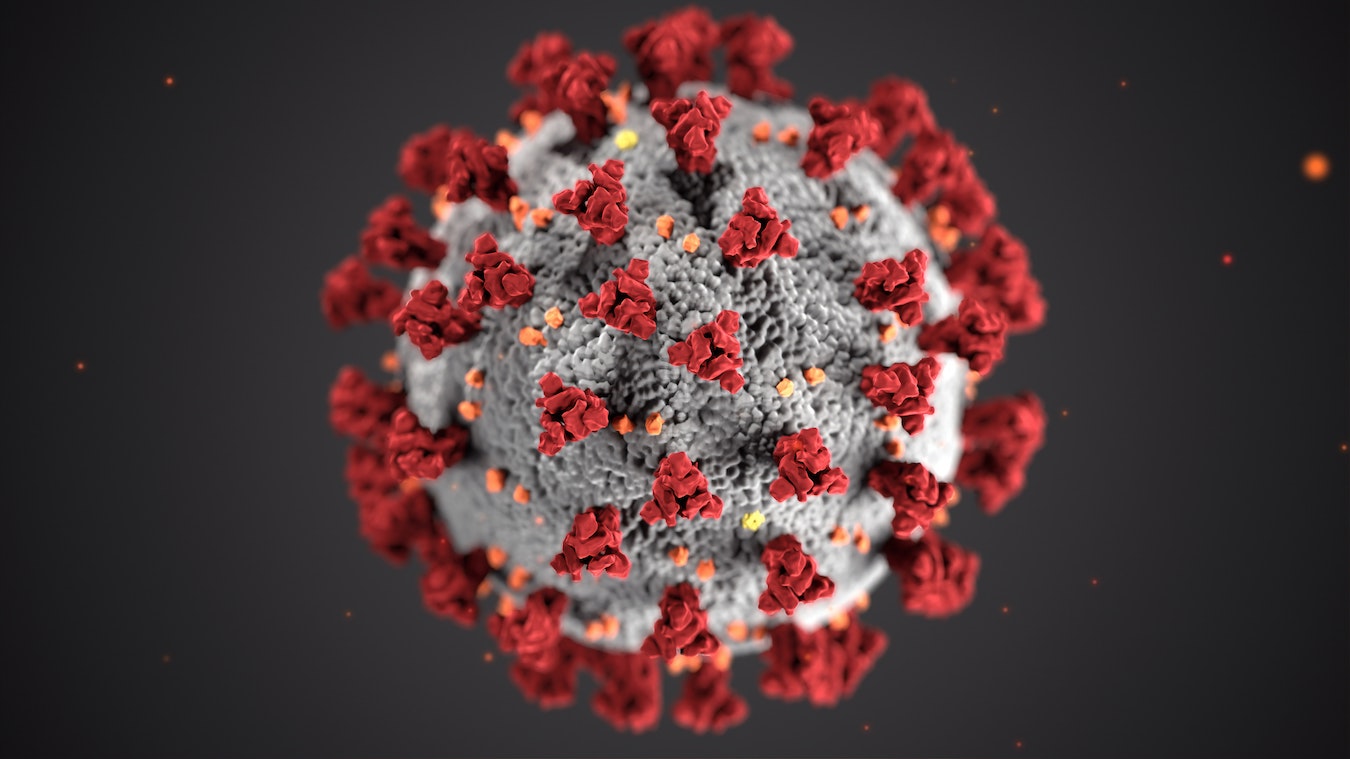 Illustration of the ultrastructure of the Covid-19 virus